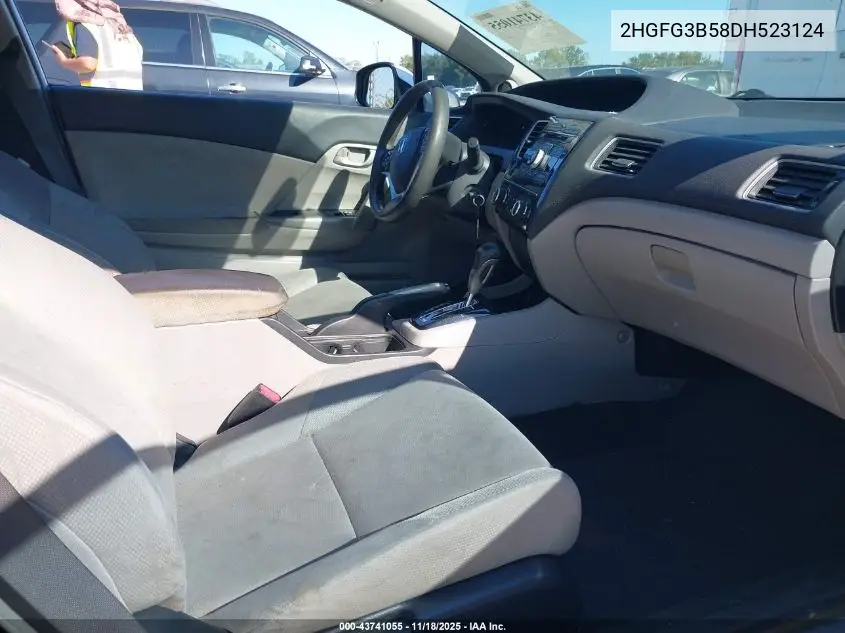 2HGFG3B58DH523124 2013 Honda Civic Lx