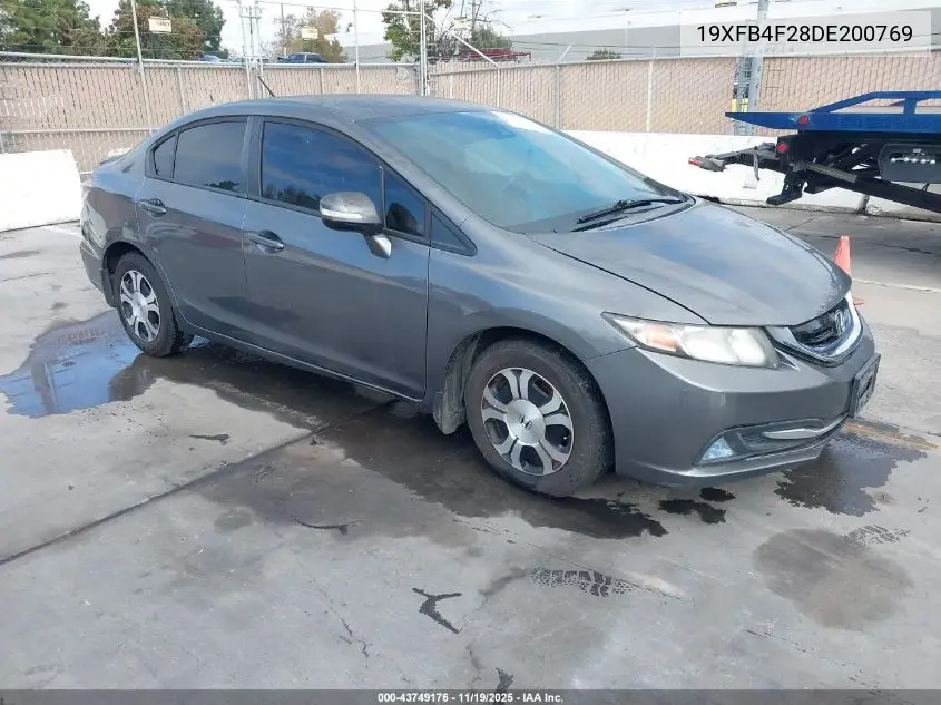 19XFB4F28DE200769 2013 Honda Civic Hybrid