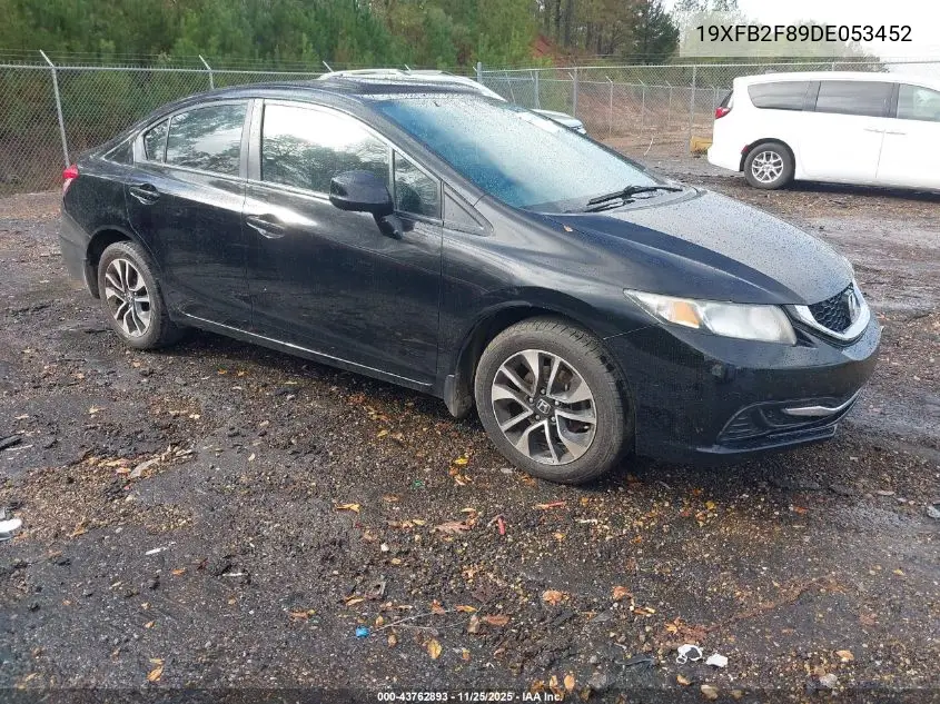 19XFB2F89DE053452 2013 Honda Civic Ex