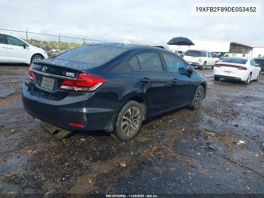 19XFB2F89DE053452 2013 Honda Civic Ex