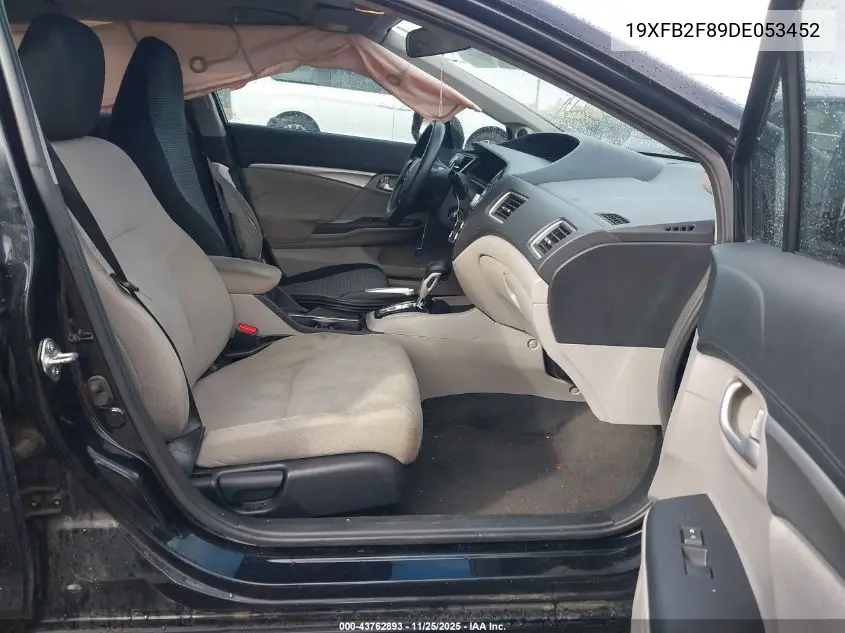 19XFB2F89DE053452 2013 Honda Civic Ex