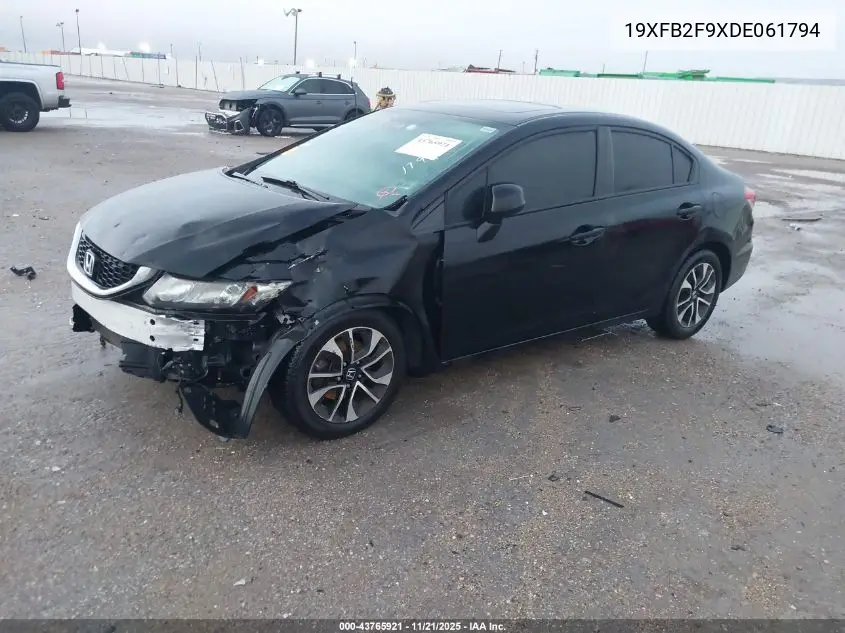 19XFB2F9XDE061794 2013 Honda Civic Ex-L