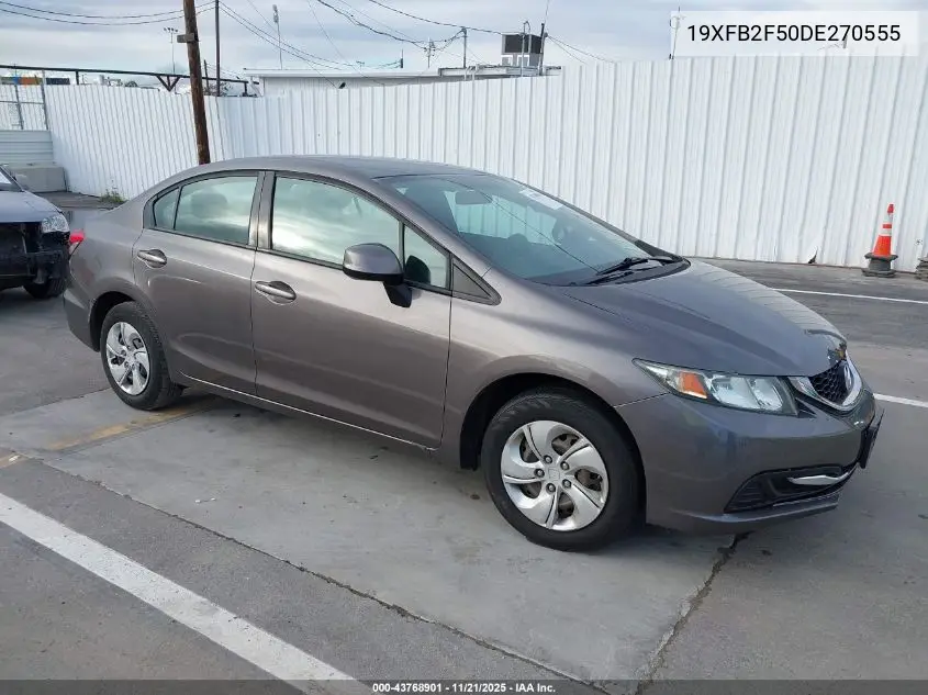 19XFB2F50DE270555 2013 Honda Civic Lx