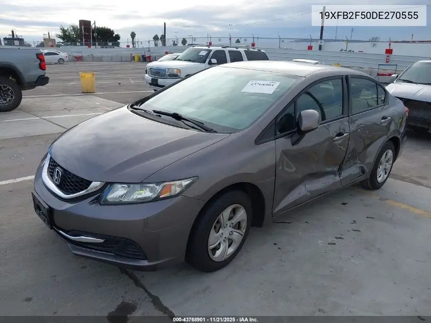 19XFB2F50DE270555 2013 Honda Civic Lx