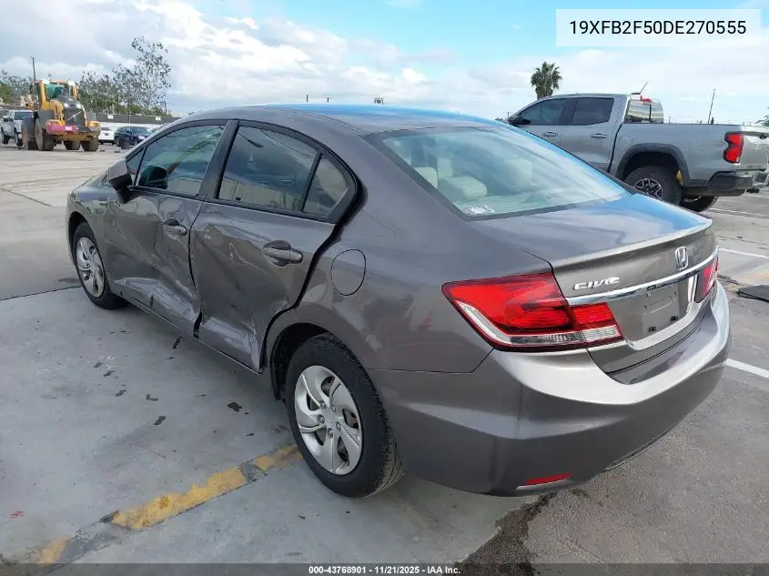 19XFB2F50DE270555 2013 Honda Civic Lx
