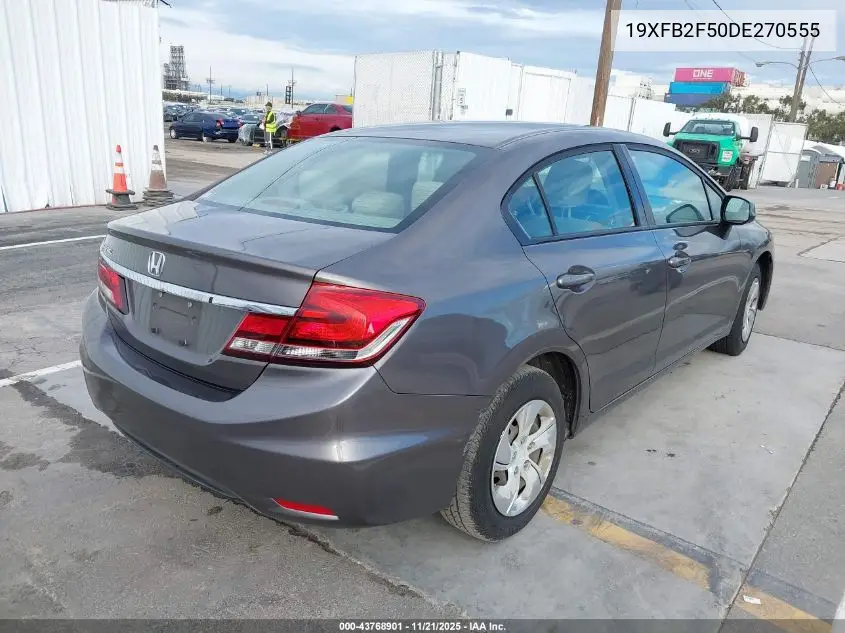 19XFB2F50DE270555 2013 Honda Civic Lx
