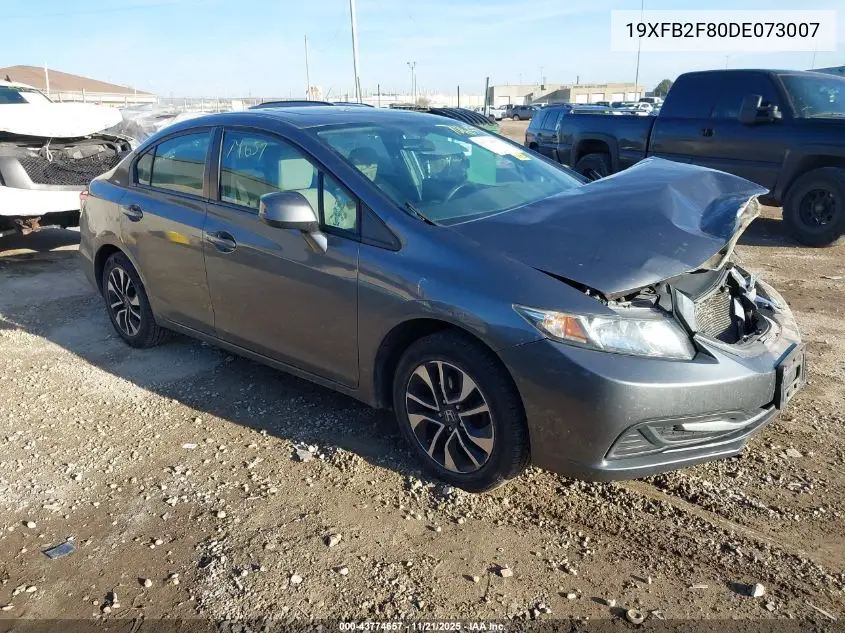 19XFB2F80DE073007 2013 Honda Civic Ex
