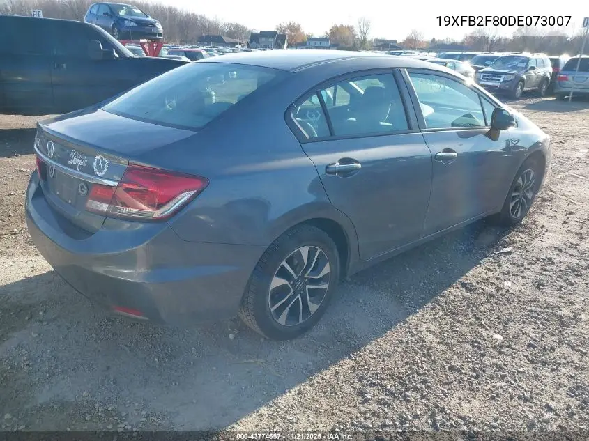 19XFB2F80DE073007 2013 Honda Civic Ex