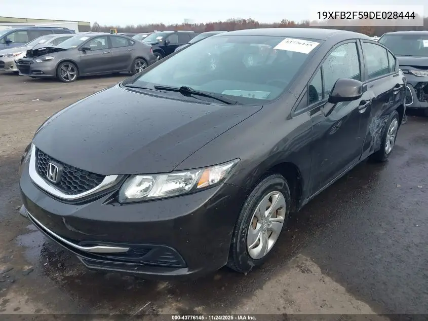 19XFB2F59DE028444 2013 Honda Civic Lx