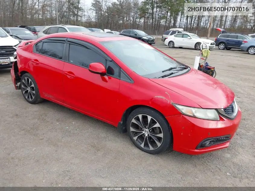 2HGFB6E50DH707016 2013 Honda Civic Si