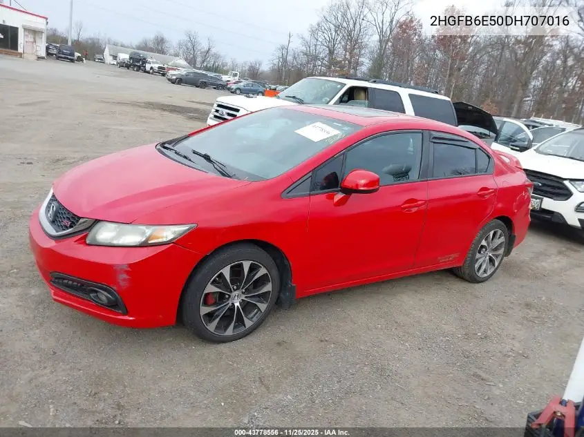 2HGFB6E50DH707016 2013 Honda Civic Si