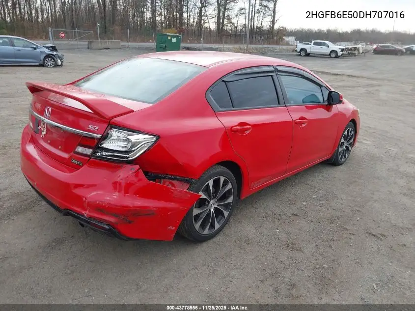 2HGFB6E50DH707016 2013 Honda Civic Si