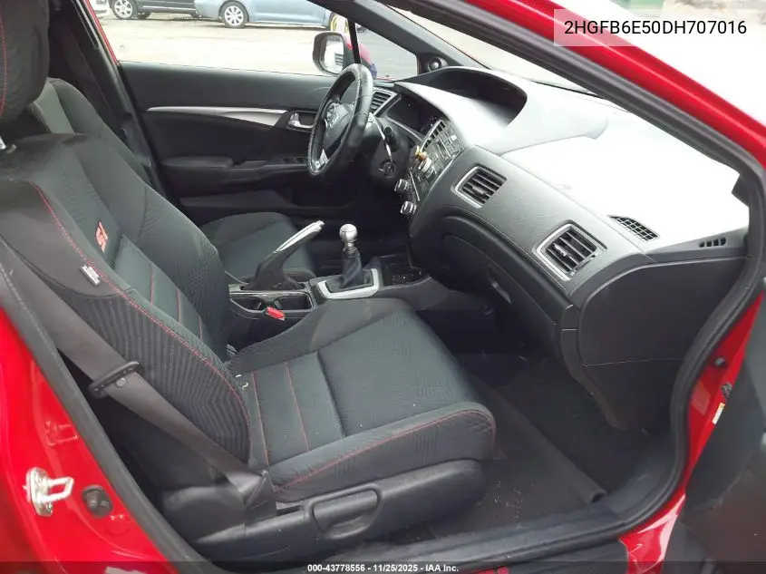 2HGFB6E50DH707016 2013 Honda Civic Si