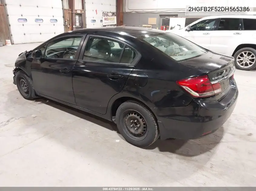 2HGFB2F52DH565386 2013 Honda Civic Lx