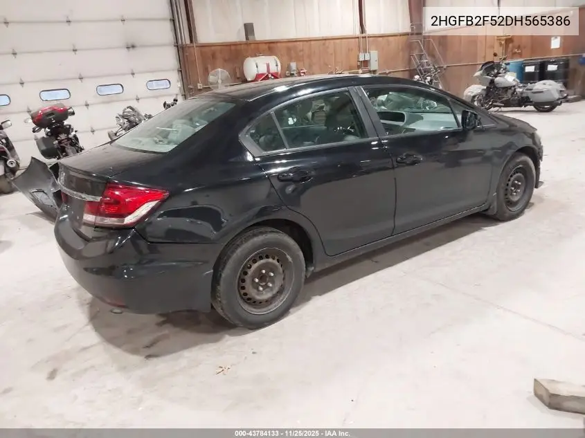 2HGFB2F52DH565386 2013 Honda Civic Lx
