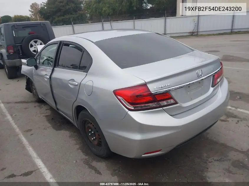 19XFB2F54DE243200 2013 Honda Civic Lx