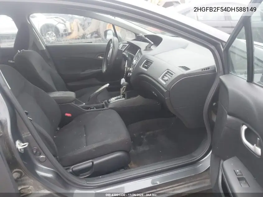 2HGFB2F54DH588149 2013 Honda Civic Lx