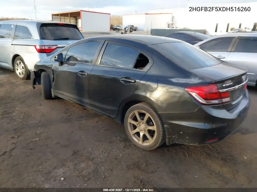 2HGFB2F5XDH516260 2013 Honda Civic Lx