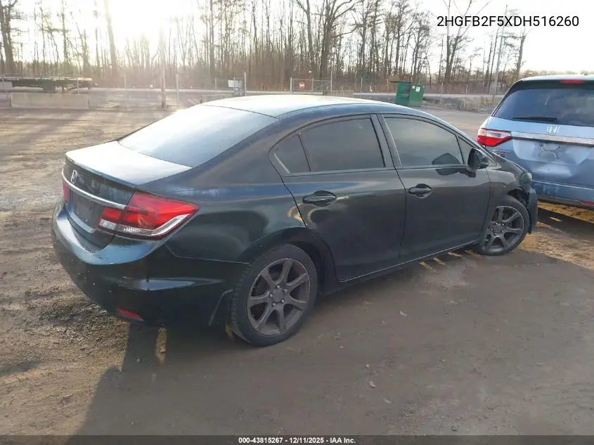 2HGFB2F5XDH516260 2013 Honda Civic Lx