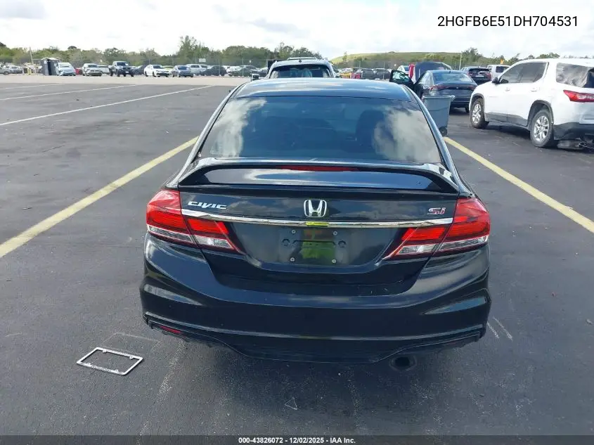 2HGFB6E51DH704531 2013 Honda Civic Si