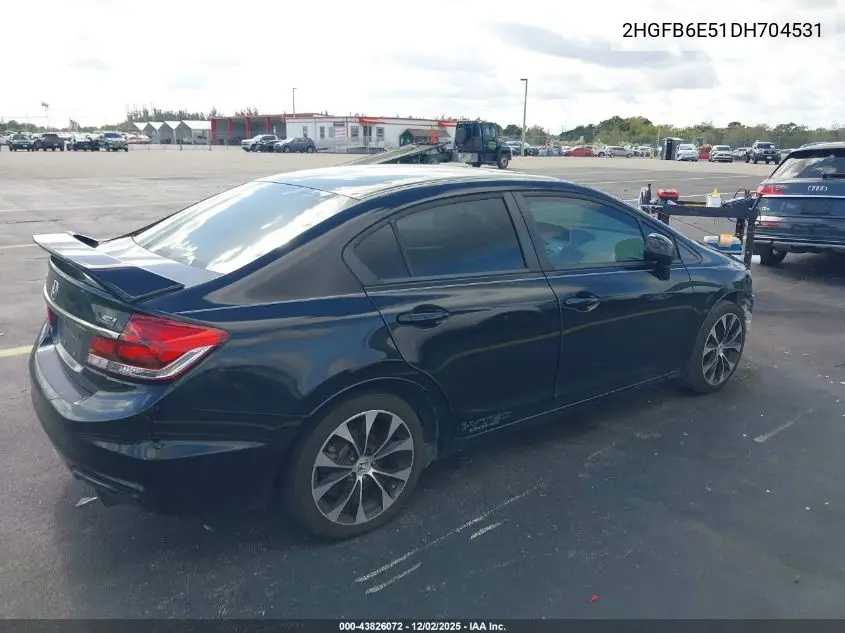 2HGFB6E51DH704531 2013 Honda Civic Si