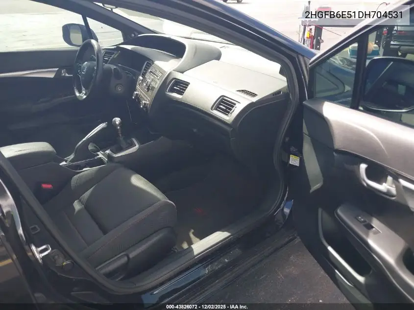 2HGFB6E51DH704531 2013 Honda Civic Si
