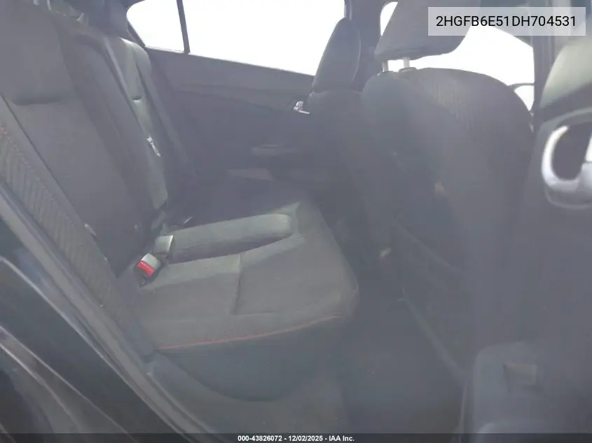 2HGFB6E51DH704531 2013 Honda Civic Si