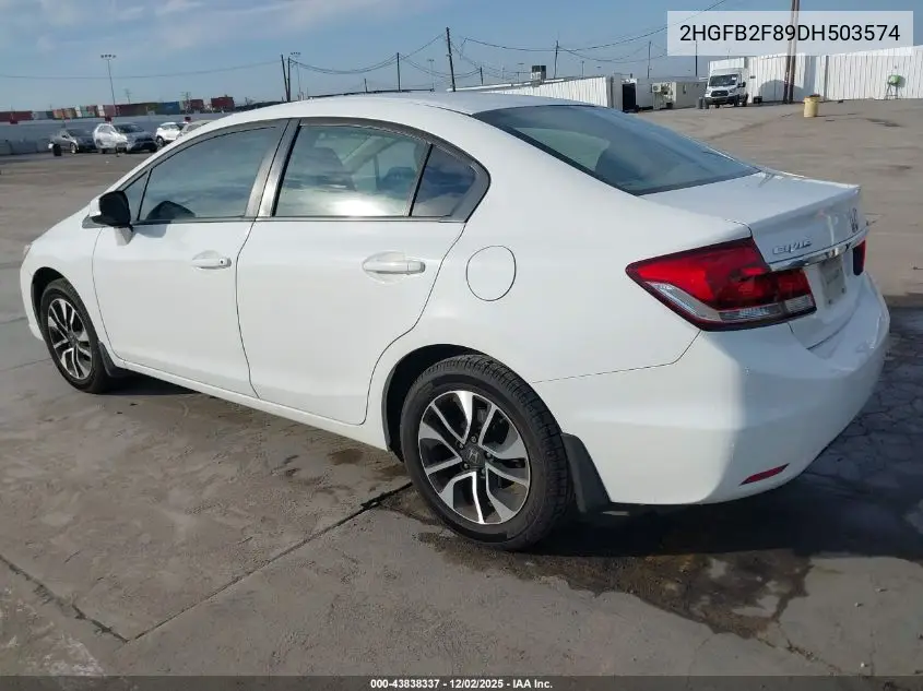 2HGFB2F89DH503574 2013 Honda Civic Ex