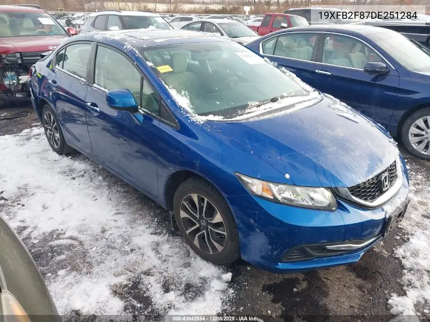 19XFB2F87DE251284 2013 Honda Civic Ex
