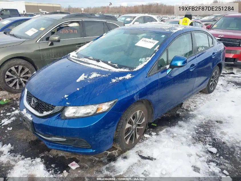 19XFB2F87DE251284 2013 Honda Civic Ex