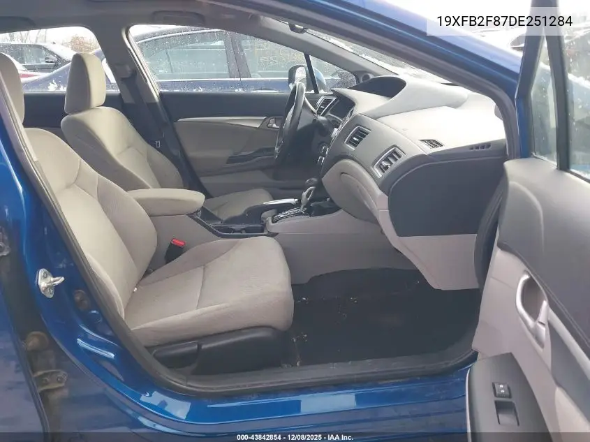 19XFB2F87DE251284 2013 Honda Civic Ex