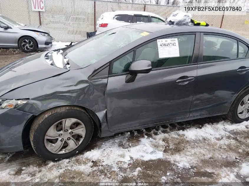 19XFB2F5XDE097840 2013 Honda Civic Lx