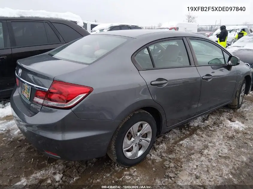 19XFB2F5XDE097840 2013 Honda Civic Lx