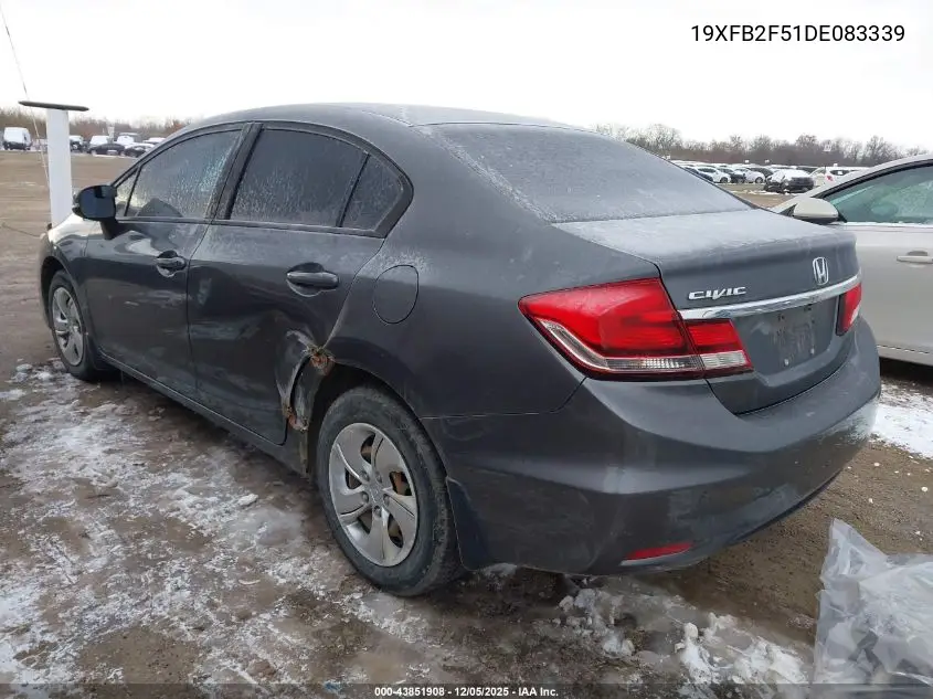 19XFB2F51DE083339 2013 Honda Civic Lx