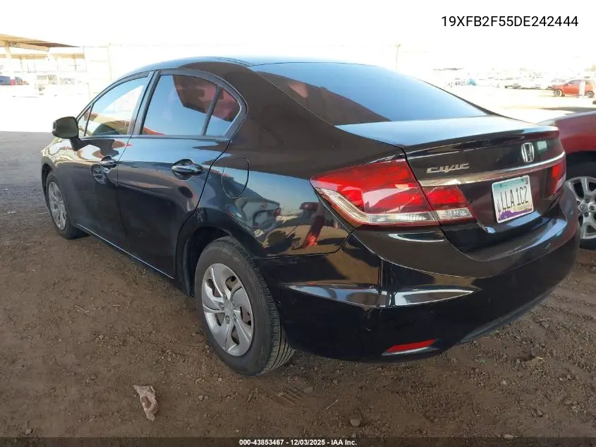 19XFB2F55DE242444 2013 Honda Civic Lx