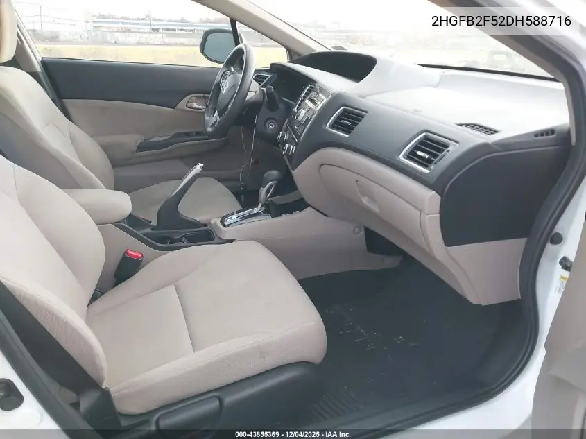 2HGFB2F52DH588716 2013 Honda Civic Lx