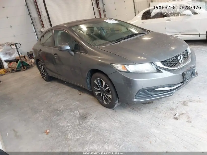 19XFB2F81DE237476 2013 Honda Civic Ex