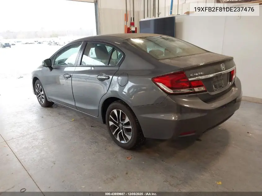 19XFB2F81DE237476 2013 Honda Civic Ex