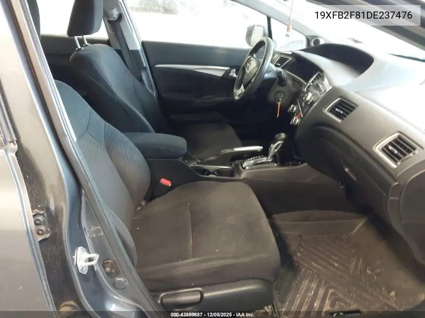 19XFB2F81DE237476 2013 Honda Civic Ex