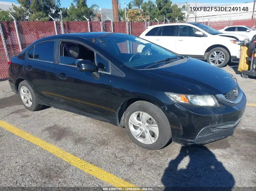 19XFB2F53DE249148 2013 Honda Civic Lx