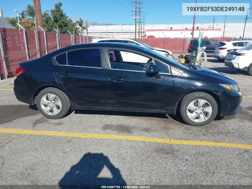 19XFB2F53DE249148 2013 Honda Civic Lx