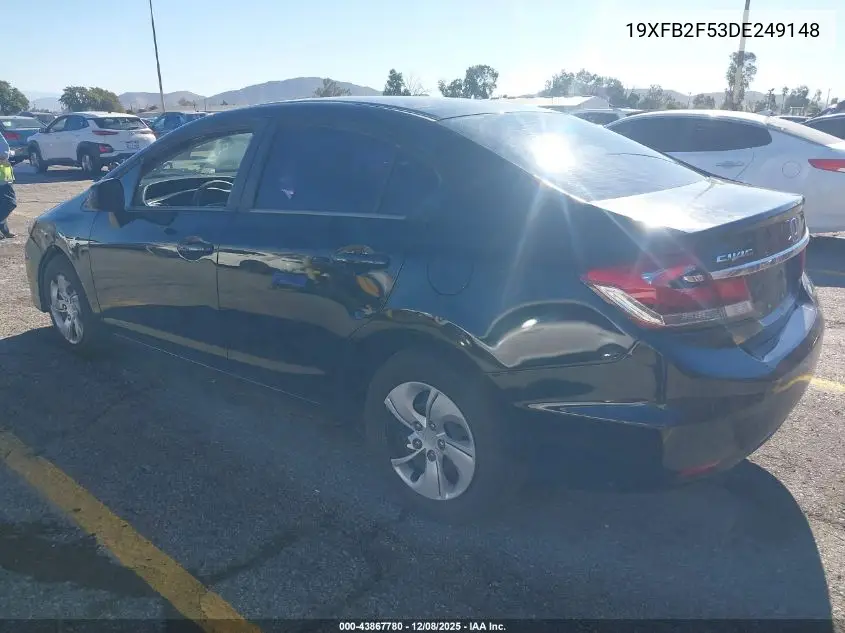 19XFB2F53DE249148 2013 Honda Civic Lx