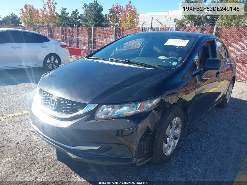 19XFB2F53DE249148 2013 Honda Civic Lx