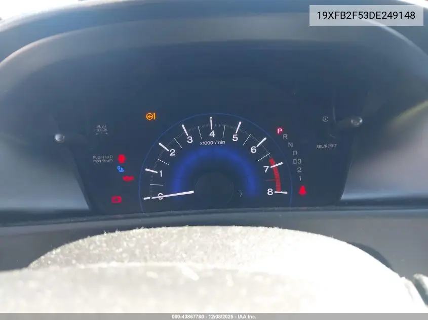 19XFB2F53DE249148 2013 Honda Civic Lx