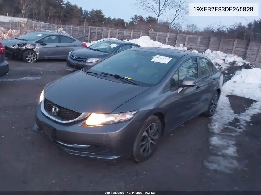 19XFB2F83DE265828 2013 Honda Civic Ex