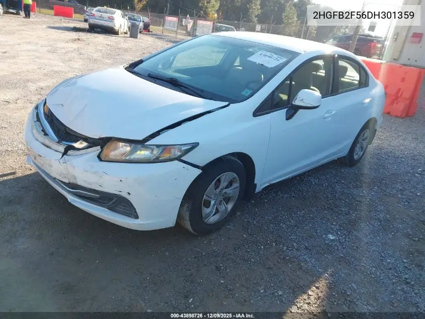 2HGFB2F56DH301359 2013 Honda Civic Lx