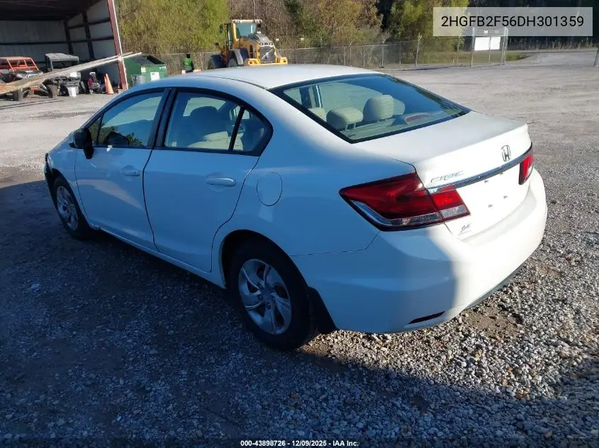 2HGFB2F56DH301359 2013 Honda Civic Lx