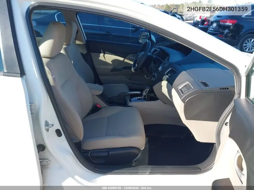 2HGFB2F56DH301359 2013 Honda Civic Lx