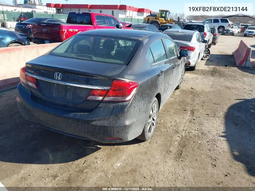 19XFB2F8XDE213144 2013 Honda Civic Ex