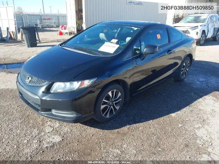 2HGFG3B88DH509850 2013 Honda Civic Ex